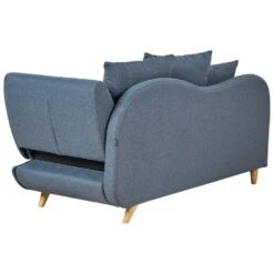 MERI II - Chaise Longue Met Opbergruimte - Blauw - Rechts - Fluweel -LeenBakker Winkel 4360774837eb4840b3012f03f18027c3