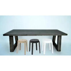 Merkloos H&S Collection Bijzet Krukje - Zwart - Kunststof - H45 Cm 7 Merkloos H&S Collection Bijzet Krukje - Zwart - Kunststof - H45 Cm -LeenBakker Winkel 43dece2617a244969ac20b3f13b0aea1