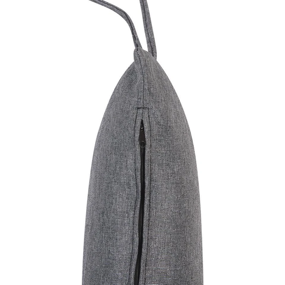 ARSITA - Hangstoel - Grijs - 100 Cm - PE Rotan 14 ARSITA - Hangstoel - Grijs - 100 Cm - PE Rotan - Afbeelding 12