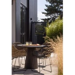 WOOOD Willow Loungestoelen Buiten - Polyester - Naturel - Set Van 2 -LeenBakker Winkel 45ae03599f584789bced3db5952b5234