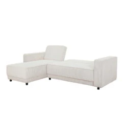 Allie - 3-zits Hoekslaapbank In Crèmekleurige Stof -LeenBakker Winkel 45ec537ed23e4d4f8afeb4ee2b780028