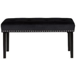 Beliani Hocker YORKTON - Zwart Fluweel -LeenBakker Winkel 464b9f7ab7444f229ccf24fb1888b6d4