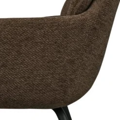 WOOOD Runa Eetkamerstoelen - Polyester - Warm Bruin - Set Van 2 -LeenBakker Winkel 468dd5ac16d741f9b982a4bac611e0cb