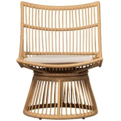 WOOOD Fauteuil Alatna - Wicker - Naturel - 80x64x53 -LeenBakker Winkel 47ea6f9b390e4ffe9cb7926865d31f02