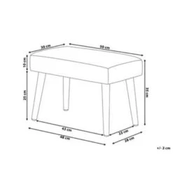 Beliani Hocker TAKOMA - Grijs Fluweel 8 Beliani Hocker TAKOMA - Grijs Fluweel -LeenBakker Winkel 47ff339ab4264805b8eb6b9e155a9b72