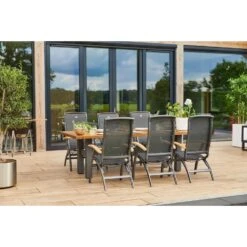 Set Van 4 - Hartman Da Vinci Verstelbare Stoel - Teak -LeenBakker Winkel 4804932181214bd5a1a798743a58b049