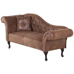 LATTES - Chaise Longue - Bruin - Linkerzijde - Kunstsuède 14 LATTES - Chaise Longue - Bruin - Linkerzijde - Kunstsuède -LeenBakker Winkel 483273be2005421081e8d66c64e13e1d