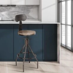 CLP Barkruk Hanam Bronzen Frame - Hout - Bronzen 11 CLP Barkruk Hanam Bronzen Frame - Hout - Bronzen -LeenBakker Winkel 4901019f7d4d48d58e939fdb6e8b3f01