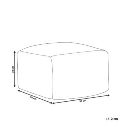 BODLA - Buitenpoef - Lichtrood - 50 X 50 Cm - Synthetisch Materiaal -LeenBakker Winkel 490aabf6fd3d49579091d226f8ce69a8