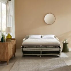 CALICOSY - Slaapbank COSENZA - Beige - 87x175x100 Cm -LeenBakker Winkel 4a96cf737ec64859bb2a7b3257163d2b