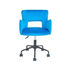 Beliani Bureaustoel SANILAC - Blauw Fluweel 9 Beliani Bureaustoel SANILAC - Blauw Fluweel -LeenBakker Winkel 4b93c8a4494b4fdbbc6bfca029c05bb5