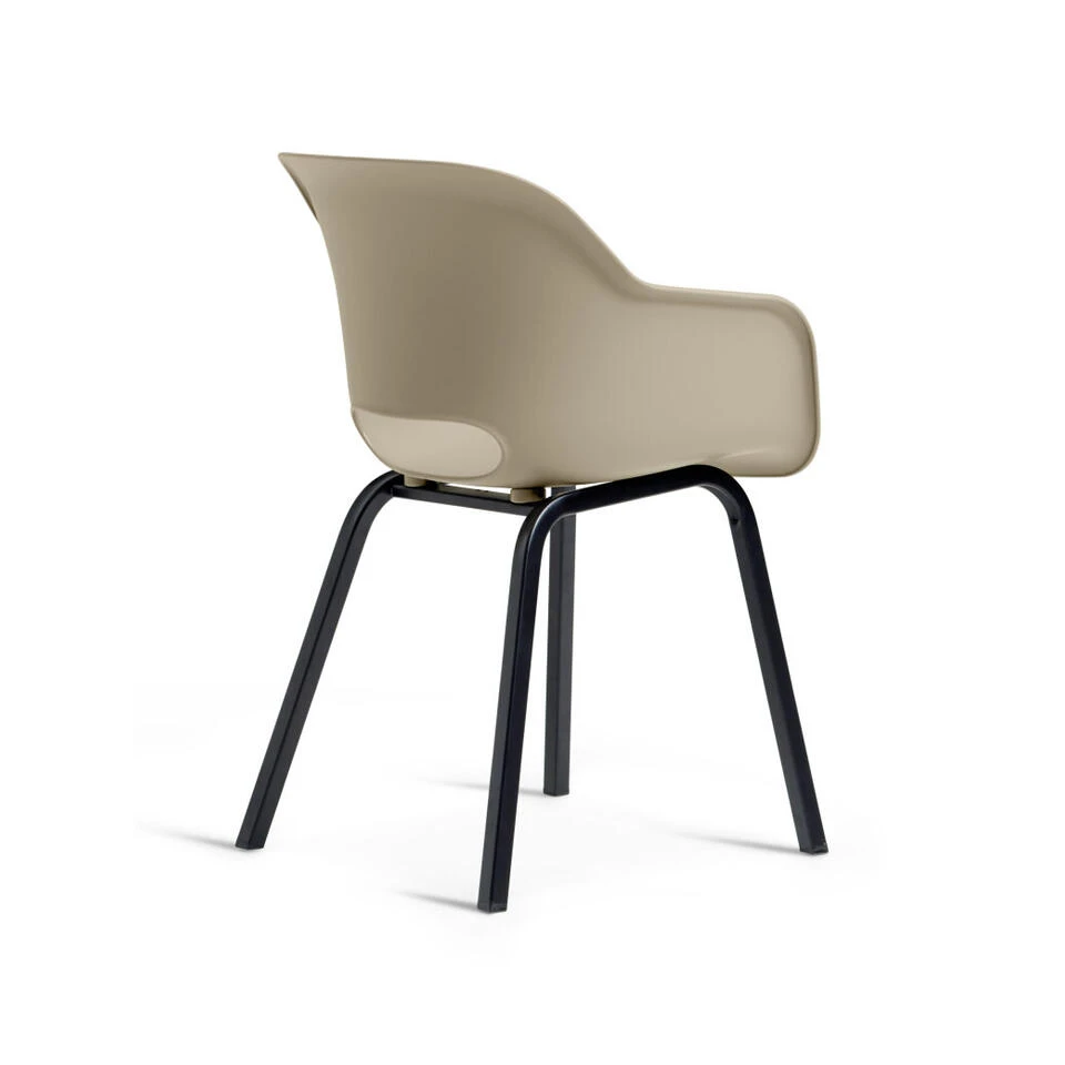 Keter Noa Tuinstoel - 2 Stuks - 55x56.5x80cm - Metalen Onderstel - Zand 7 Keter Noa Tuinstoel - 2 Stuks - 55x56.5x80cm - Metalen Onderstel - Zand - Afbeelding 5