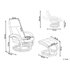 Beliani Massagestoel HERO - Zwart Polyester 8 Beliani Massagestoel HERO - Zwart Polyester -LeenBakker Winkel 4cae1b3737794d71872ebe598776f6e2