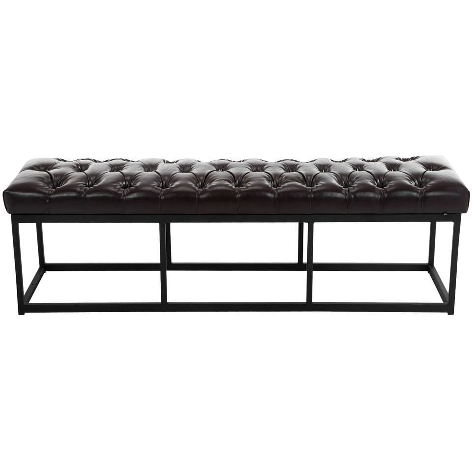 CLP 2-zits Bankje Amun 150 Cm - Bruin 5 CLP 2-zits Bankje Amun 150 Cm - Bruin - Afbeelding 3