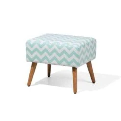 Beliani Hocker MANTEO - Groen Katoen -LeenBakker Winkel 4e41eeda12904e7e91953c65f565cd22