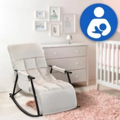 CLP Schommelstoel Cathy Fluweel - Creme -LeenBakker Winkel 4f6d5bd25fdd4298a87fef2fccaa3fc3