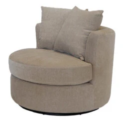 Fauteuil Taupe Stof - Zithoogte 45cm - Thony Luxe -LeenBakker Winkel 4fda9096e40544b8ae70c72107d89670