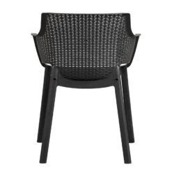 Keter Stapelstoel Eva - Antraciet -LeenBakker Winkel 50101078 0900