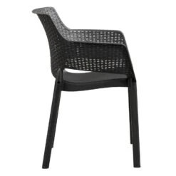 Keter Stapelstoel Eva - Antraciet -LeenBakker Winkel 50101078 8000