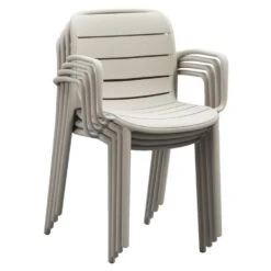 Stapelstoel Nice - Kunststof/zand -LeenBakker Winkel 50101146 4010