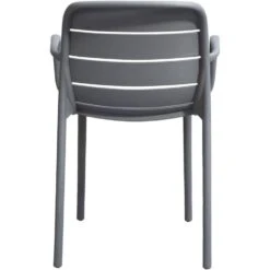 Stapelstoel Nice - Kunststof/antraciet -LeenBakker Winkel 50101149 0900