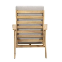 Lounge Fauteuil Jura - Acacia/grijs -LeenBakker Winkel 50103030 0900