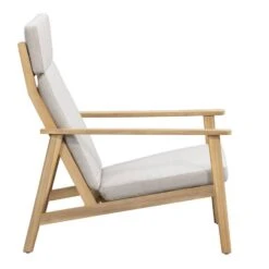 Lounge Fauteuil Jura - Acacia/grijs -LeenBakker Winkel 50103030 8000