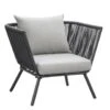 Loungestoel Almeria - Antraciet - 75x89x75 Cm -LeenBakker Winkel 50105176