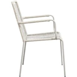 Stapelstoel Isola - Metaal/rope Zand - 85x53x64 Cm 13 Stapelstoel Isola - Metaal/rope Zand - 85x53x64 Cm -LeenBakker Winkel 50105188 0800