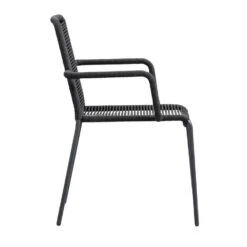 Le Sud Stapelstoel Lunas - Zwart -LeenBakker Winkel 50105243 8000