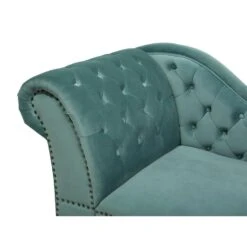 NIMES - Chaise Longue - Mintgroen - Linkerzijde - Fluweel -LeenBakker Winkel 5046ae9d29604afd9214cb0a552e281b
