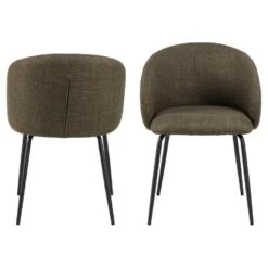 Eetkamerstoel Groen - Zithoogte 48cm - 56x55x80,5cm - Skive - Set Van 2 12 Eetkamerstoel Groen - Zithoogte 48cm - 56x55x80,5cm - Skive - Set Van 2 -LeenBakker Winkel 50ca375d93d54e8d920dbdf8def8e799