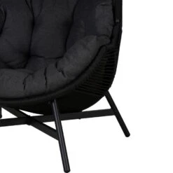 Lisomme Ayla Rattan Tuin Loungestoel Zwart - Met Zitkussens -LeenBakker Winkel 51191b48b445445990cb858aba56edae