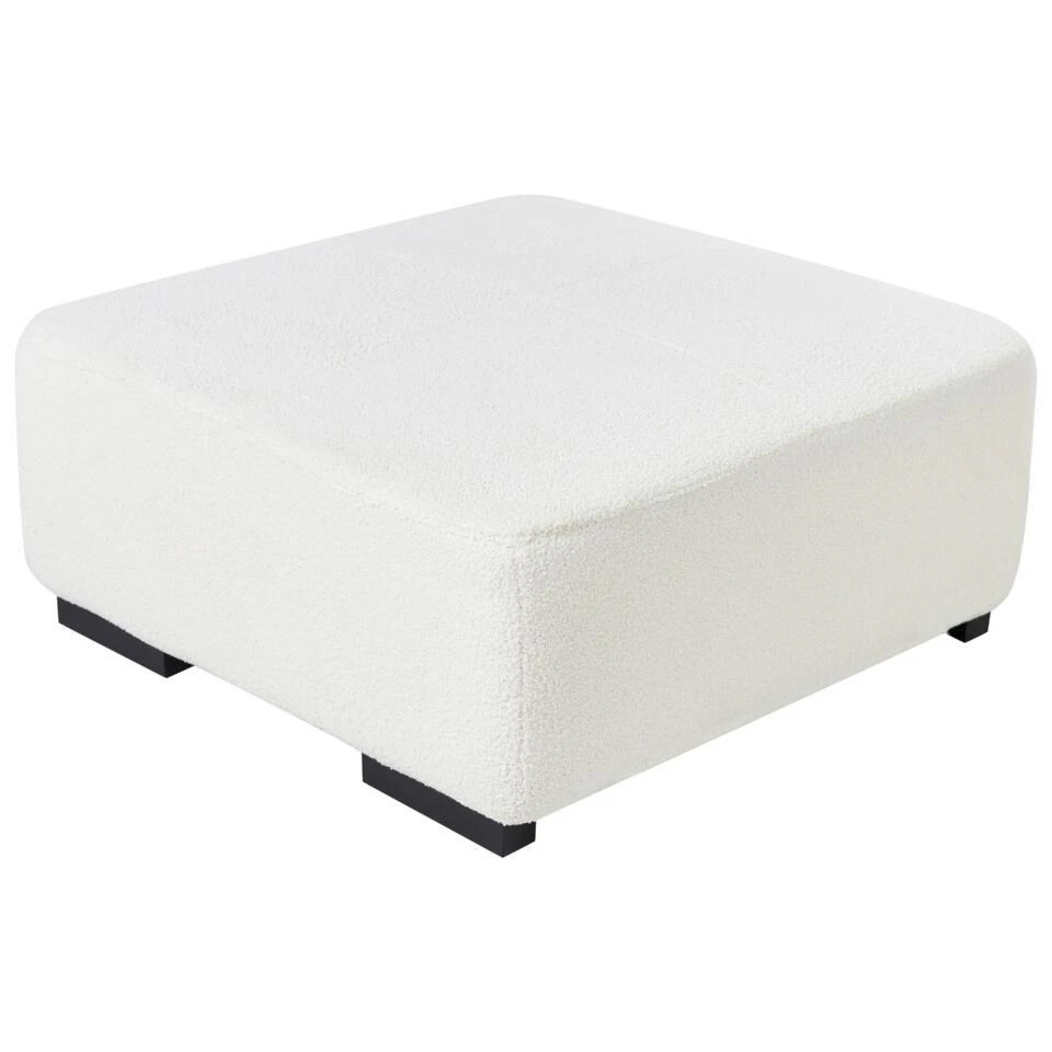 LUNGO - Ottomaan - Wit - Bouclé 7 LUNGO - Ottomaan - Wit - Bouclé - Afbeelding 5