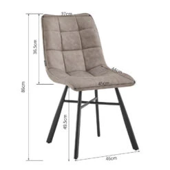 Furnihaus Eetkamerstoel Dexx - Taupe - Set Van 2 -LeenBakker Winkel 51a59444596447a69c903a379ffaeeee