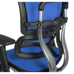 COMFORT Bureaustoel Ergohuman Classic (met Hoofdsteun) - Blauw -LeenBakker Winkel 51b435f7603e44d18211966cd814ec12