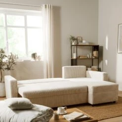 CALICOSY - Slaapbank - Beige - 80x230x140 Cm -LeenBakker Winkel 530b6279a6a5424ab71969f2c4d0aef2