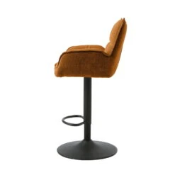 Barstoel Oranje Stof - Verstelbaar - Marilla - Set Van 2 -LeenBakker Winkel 531fc23d60884e4a87473c2ea59ea9b6