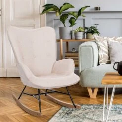 CLP Schommelstoel Sanka Stof - Creme 11 CLP Schommelstoel Sanka Stof - Creme -LeenBakker Winkel 54060f1ace524ccb8fee83e6ff87f452