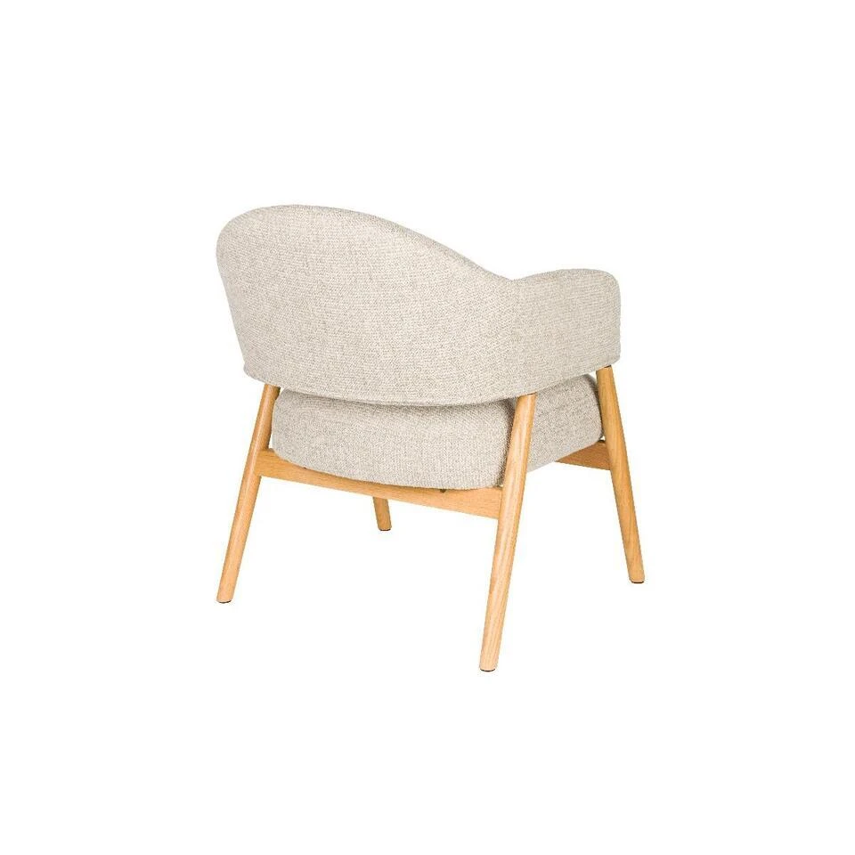 Puur - Clay Fauteuil Hout - Lichtbruin 7 Puur - Clay Fauteuil Hout - Lichtbruin - Afbeelding 5