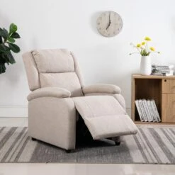 VidaXL Recliner Stof Crème 8 VidaXL Recliner Stof Crème -LeenBakker Winkel 5580407638ff4e1a88122d4c6f90a526