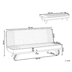 KALFAFELL - Slaapbank - Groen - Polyester -LeenBakker Winkel 55cf19b7fb5a4d56bfef9c0d1da4d3fd