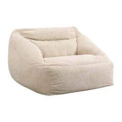 Merkloos HOME DELUXE Zitzak COSY Beige -LeenBakker Winkel 5602ede626114d08b5670c2851cf5e64
