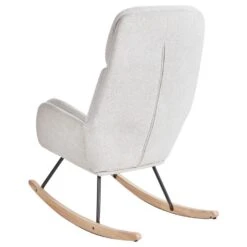 KVELIA - Schommelstoel - Wit - Polyester -LeenBakker Winkel 572fb5bd28a9491db539437488449270