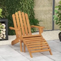 VidaXL Adirondack Tuinstoel Met Voetensteun Massief Acaciahout 7 VidaXL Adirondack Tuinstoel Met Voetensteun Massief Acaciahout -LeenBakker Winkel 5742d6b1be1944c692f25515a71e93e1
