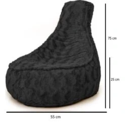 Bobbel Home - Zitzak Stoelvorm - Florance - Faux Fur - Zitstoel - 100 Liter - -LeenBakker Winkel 57b5d131678042e1b08bcb4850ff25ff