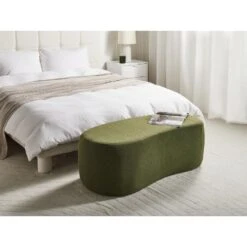 BAYARD - Poef - Groen - Bouclé -LeenBakker Winkel 57c3049de6b8409296156263900d5921