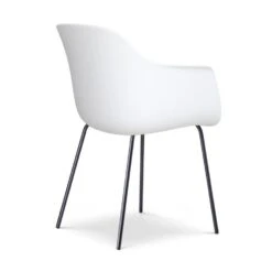 Nolon Nora-Liz Eetkamerstoel Wit - Okergeel Kussen - Zwarte Poten -LeenBakker Winkel 57cee9ecf65044d5b3af83c284e1b3f3