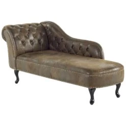 NIMES - Chaise Longue - Bruin - Linkerzijde - Kunstsuède 19 NIMES - Chaise Longue - Bruin - Linkerzijde - Kunstsuède -LeenBakker Winkel 580540783f824bdb9da94f31bd7feee3