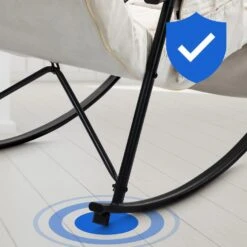 CLP Schommelstoel Cathy Fluweel - Creme -LeenBakker Winkel 5815ad0f87454f2aa929f01745995d2c